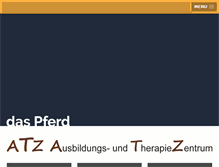 Tablet Screenshot of daspferd.ch